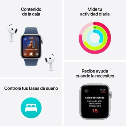 Smartwatch Apple MXGM3QL/A Ναυτικό Μπλε 44 mm