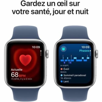 Smartwatch Apple Watch SE Μπλε Ασημί Ø 44 mm