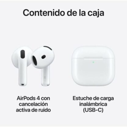 Ακουστικά in Ear Bluetooth Apple AirPods 4 Λευκό