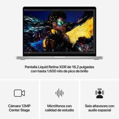 Laptop Apple MX2V3Y/A 16,2" M2 36 GB RAM 1 TB SSD Ισπανικό Qwerty