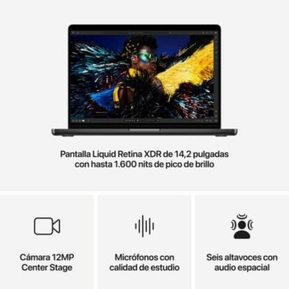 Laptop Apple MX2J3Y/A 14,2" 24 GB RAM 1 TB SSD Ισπανικό Qwerty