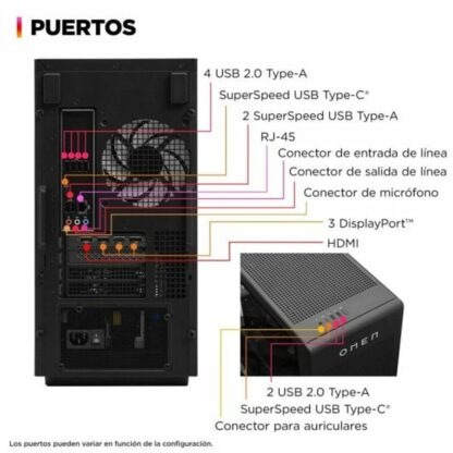 PC Γραφείου HP OMEN 35L GT16-0000ns 16 GB RAM 1 TB SSD Nvidia Geforce RTX 4060