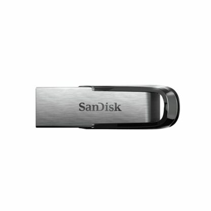 Στικάκι USB SanDisk Ultra Flair Μαύρο Ασημί