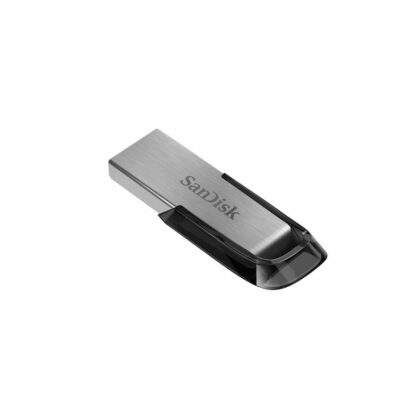 Στικάκι USB SanDisk Ultra Flair Μαύρο Ασημί