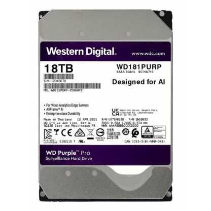 Σκληρός δίσκος Western Digital Purple Pro 3,5" 18 TB