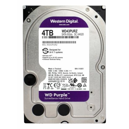 Σκληρός δίσκος Western Digital WD43PURZ 3,5" 4 TB 4 TB SSD 4 TB HDD