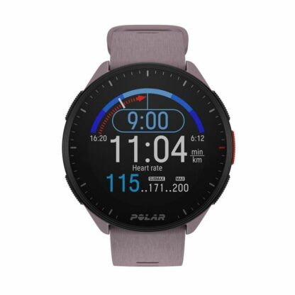 Smart Watch με Βηματόμετρο Running Polar Μωβ 1,2"