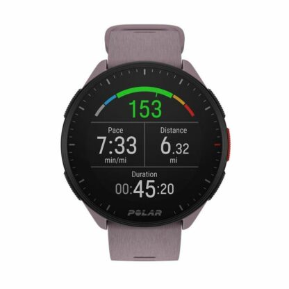 Smart Watch με Βηματόμετρο Running Polar Μωβ 1,2"