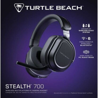 Ακουστικά με Μικρόφωνο Turtle Beach Stealth 700PC Μαύρο