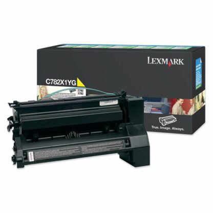 Γνήσιο Toner Lexmark C782X1YG Κίτρινο