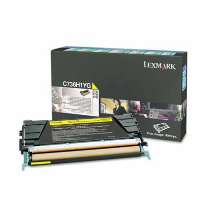 Γνήσιο Toner Lexmark C736H1YG Κίτρινο