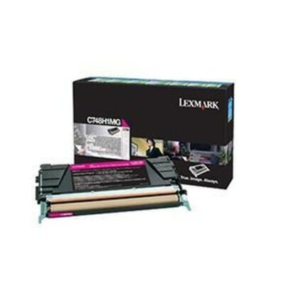 Γνήσιο Toner Lexmark C748H1MG Μαύρο Mατζέντα