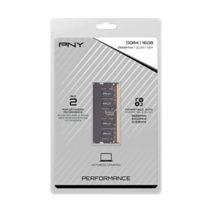 Μνήμη RAM PNY MN16GSD42666 16 GB DDR4 2666 Mhz CL19 16 GB DDR4 2666 MHz CL19 SODIMM