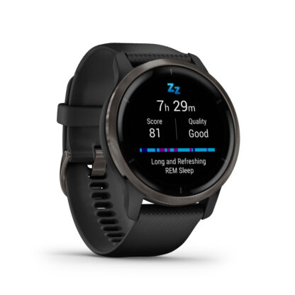 Smartwatch GARMIN Venu 2 1,3" AMOLED Μαύρο Γκρι Χρυσό Άμμο 1,3"