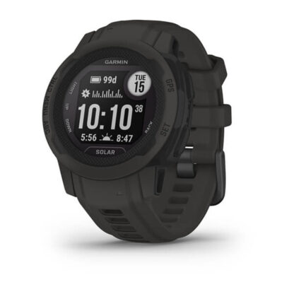 Smartwatch GARMIN Instinct 2 Solar Σκούρο γκρίζο 0,79" Μαύρο Γραφίτης