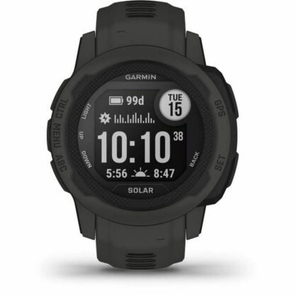 Smartwatch GARMIN Instinct 2 Solar Σκούρο γκρίζο 0,79" Μαύρο Γραφίτης