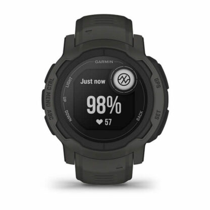 Smartwatch GARMIN Instinct 2 45 mm 0,9" Μαύρο Γραφίτης Σκούρο γκρίζο