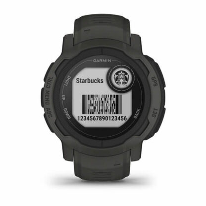 Smartwatch GARMIN Instinct 2 45 mm 0,9" Μαύρο Γραφίτης Σκούρο γκρίζο