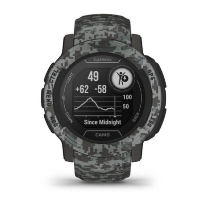 Smartwatch GARMIN Instinct 2 Camo Edition Σκούρο γκρίζο 0,9" Μαύρο Γραφίτης