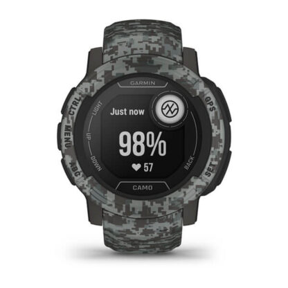 Smartwatch GARMIN Instinct 2 Camo Edition Σκούρο γκρίζο 0,9" Μαύρο Γραφίτης