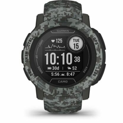 Smartwatch GARMIN Instinct 2 Camo Edition Σκούρο γκρίζο 0,9" Μαύρο Γραφίτης