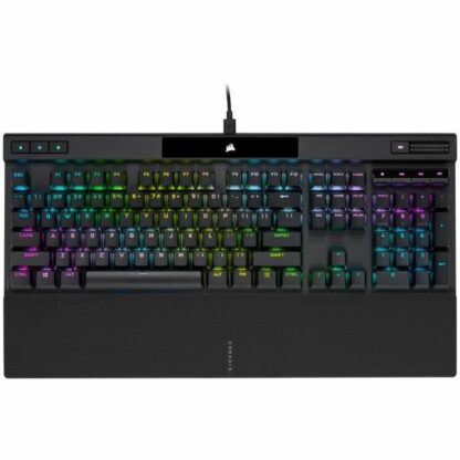 Πληκτρολόγιο Bluetooth με Bάση για Tablet Corsair K70 RGB PRO Μαύρο γαλλικά AZERTY