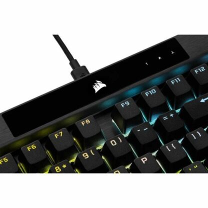 Πληκτρολόγιο Bluetooth με Bάση για Tablet Corsair K70 RGB PRO Μαύρο γαλλικά AZERTY