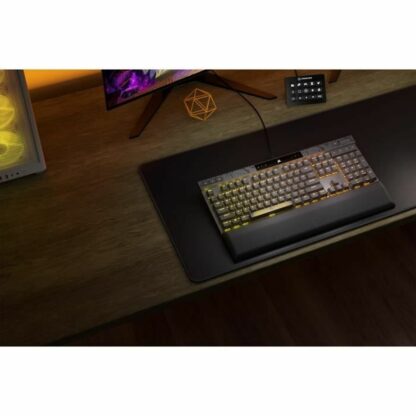 Bluetooth Πληκτρολόγιο Corsair K70 MAX RGB Μαύρο Γκρι γαλλικά AZERTY