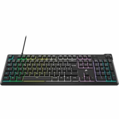 Πληκτρολόγιο Corsair K55 Core RGB Μαύρο AZERTY