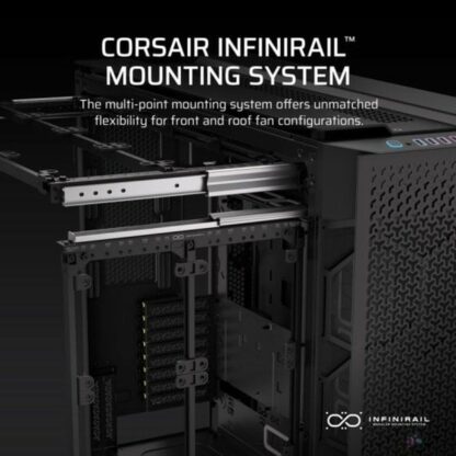 Κουτί Μέσος Πύργος ATX Corsair Μαύρο