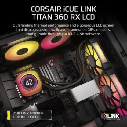 Κιτ Ψυκτικού Υγρού Corsair iCUE LINK TITAN 360 RX LCD Kit