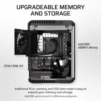 PC Γραφείου Corsair I7-14700K 32 GB RAM 1 TB SSD Nvidia Geforce RTX 4070