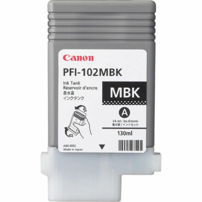 Αυθεντικό μελάνι Canon PFI-102 MBK Μαύρο