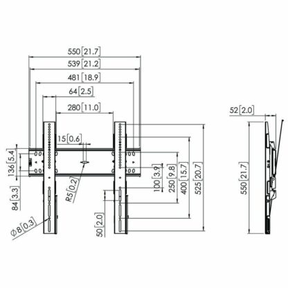 Βάση Τηλεόρασης Vogel's 7364100 65" 43" 75 Kg