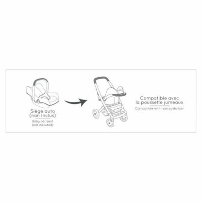 Καλάθι για Κούκλες Smoby Maxi-Cosi Twin 64 cm