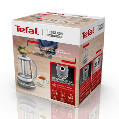 Βραστήρας Νερού και Ηλεκτρική Τσαγιέρα Tefal BJ551B10 Λευκό/Γκρι Ανοξείδωτο ατσάλι 1,5 L