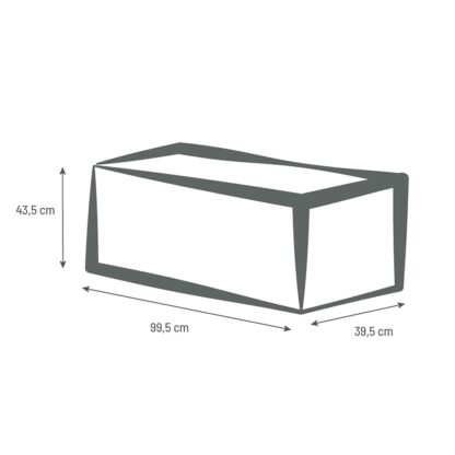 Γλάστρα EDA Ανθρακί Πλαστική ύλη 99 x 39 x 43 cm