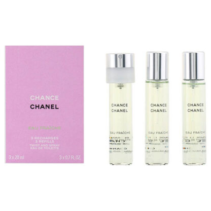 Σετ Γυναικείο Άρωμα Chance Eau Fraiche Chanel (3 pcs) Chance Eau Fraiche