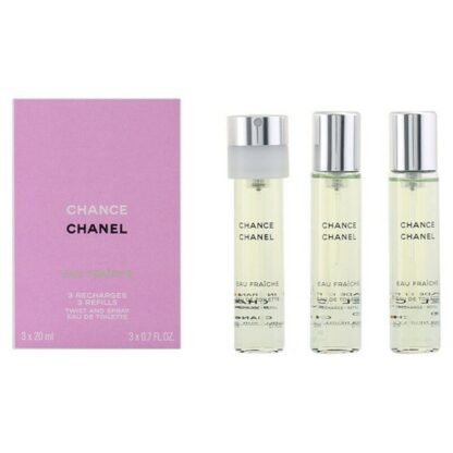 Σετ Γυναικείο Άρωμα Chance Eau Fraiche Chanel (3 pcs) Chance Eau Fraiche