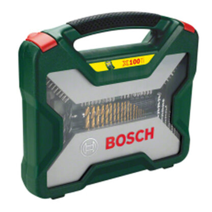 Drill bits and tits set BOSCH X-Line Box Titanium 100 Τεμάχια