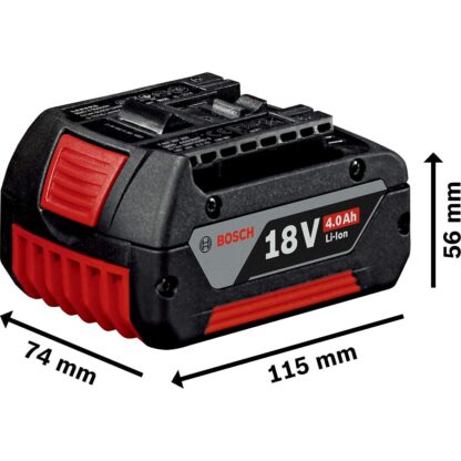 Επαναφορτιζόμενη μπαταρία λιθίου BOSCH Professional GBA 18 V 4 Ah