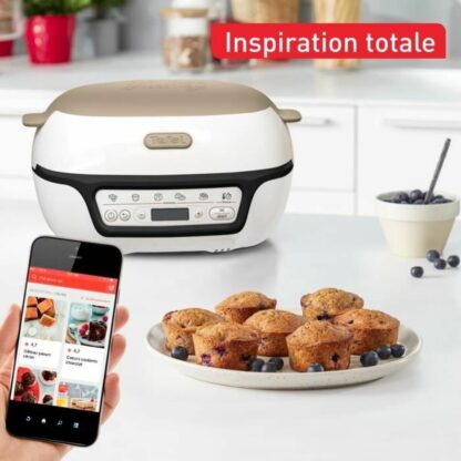 Cupcake και cupcake μηχάνημα Tefal Λευκό