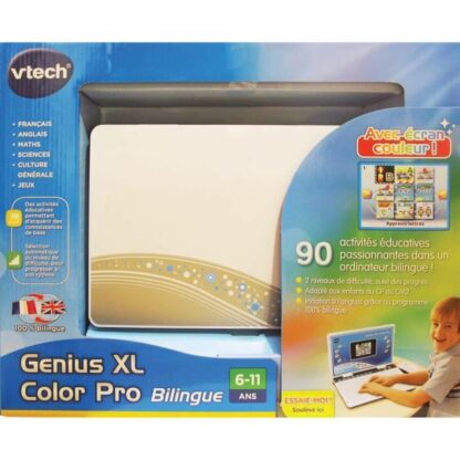 Φορητός Υπολογιστής Genius XL Pro Vtech Genius XL Pro (FR-EN) Παιδικό Παιχνίδι FR-EN + 6 Ετών