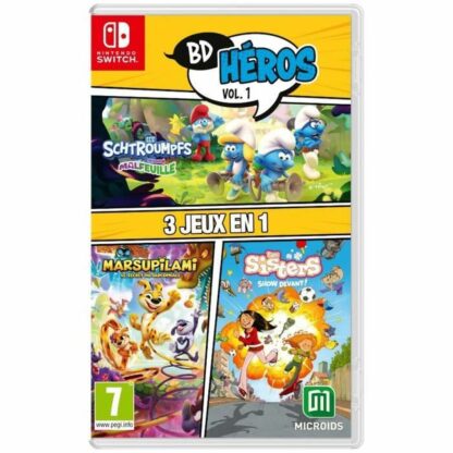 Βιντεοπαιχνίδι για Switch Microids 3 in 1: Marsupilami + Les Sisters + The Smurfs: Village Party (FR)