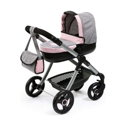 Καλάθι για Κούκλες Reig Stule Pram Γκρι 63 cm