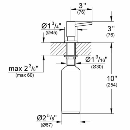 Μονή λαβή βρύση Grohe Concetto 31491000