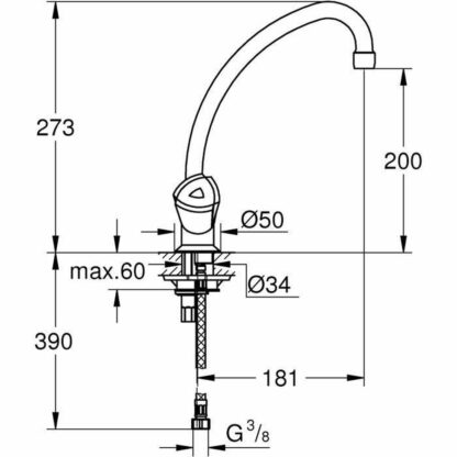 Βρύση με δύο λαβές Grohe 31072000