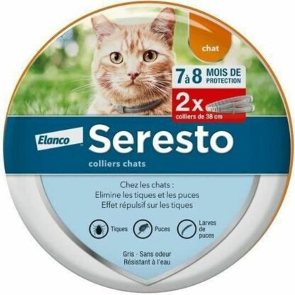 Anti-parasite collar Seresto 38 cm x2