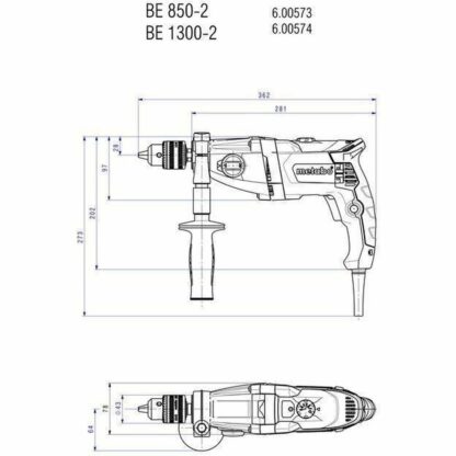 Κατσαβίδι Metabo 6798308 1300 W