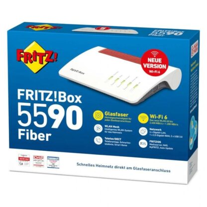 Σημείο Πρόσβασης Fritz! FRITZ BOX 5590 FIBER WRLS Λευκό Wi-Fi